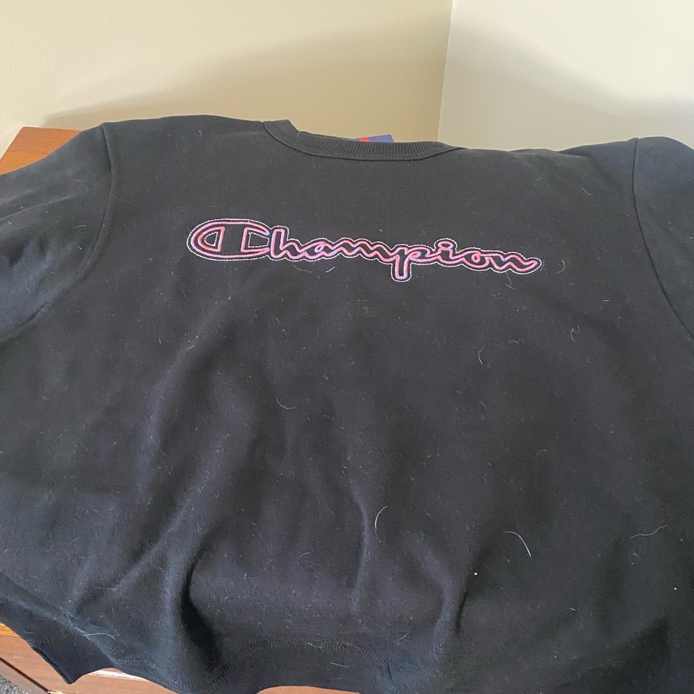 Champion Women’s black crewneck medium new with tags